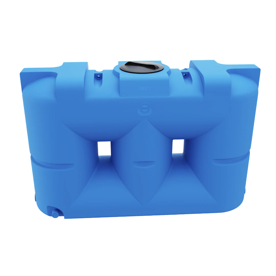 2000 liters transporttank, dricksvattentank med sektionsindelning