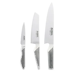 Global G-2538 knivset, 3 knivar