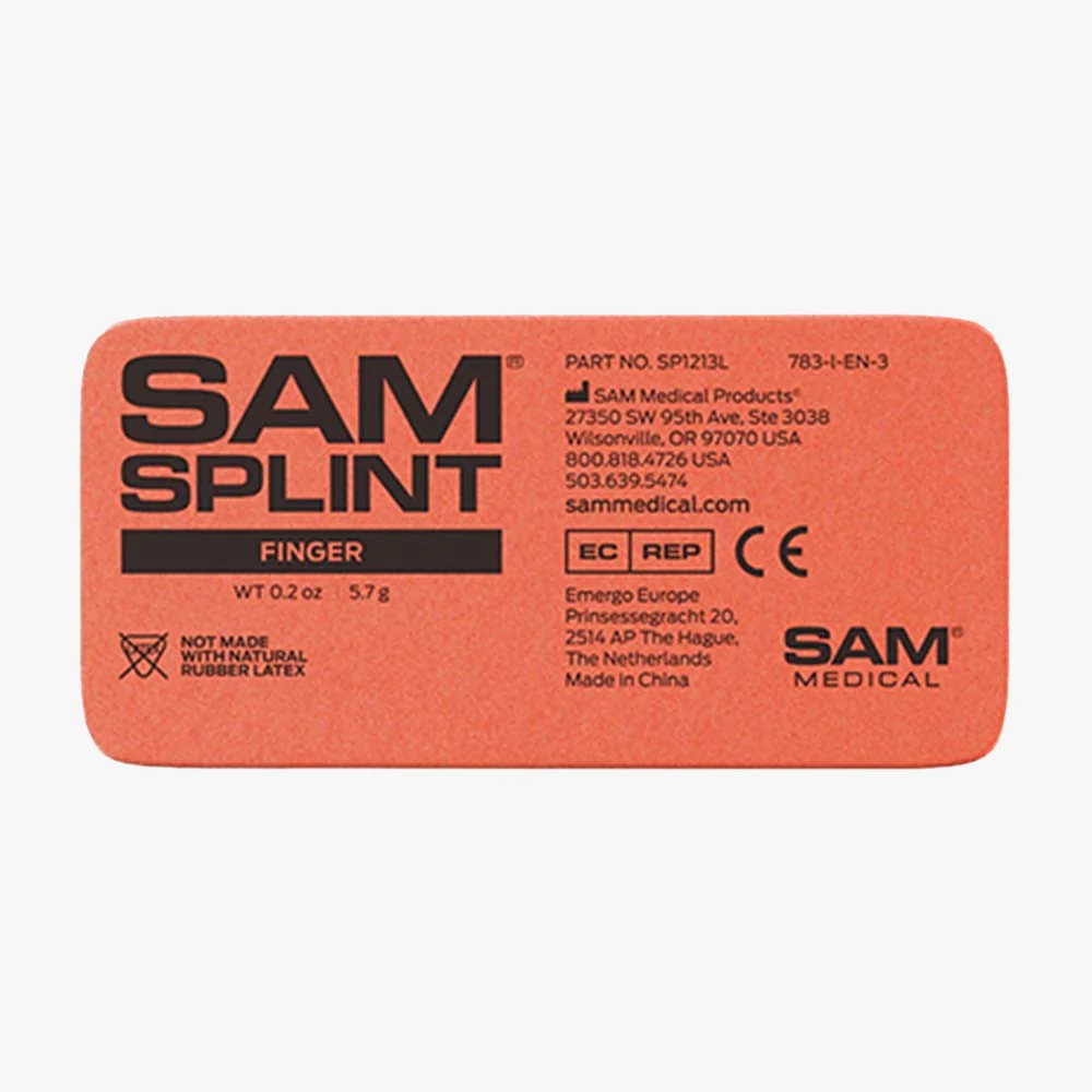 SAM Finger Splint Fingerspjäla (10 cm, Orange/Blå) - Bild 2