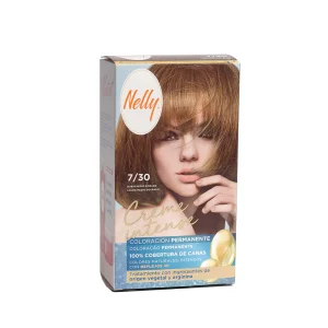 Yunsey Nelly Permanent Hårfärg Kit. Medium Guld Blond 7.30