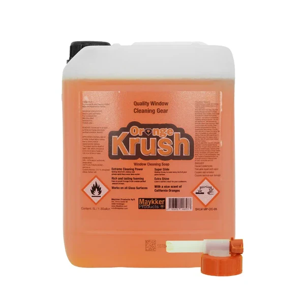 MAYKKER OrangeKrush professionell Fönstersåpa 5l med kran - Bild 2